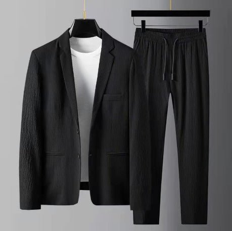Undefyning Lynes Men's Lightweight Casual Suit Set - Undefyning Lynes