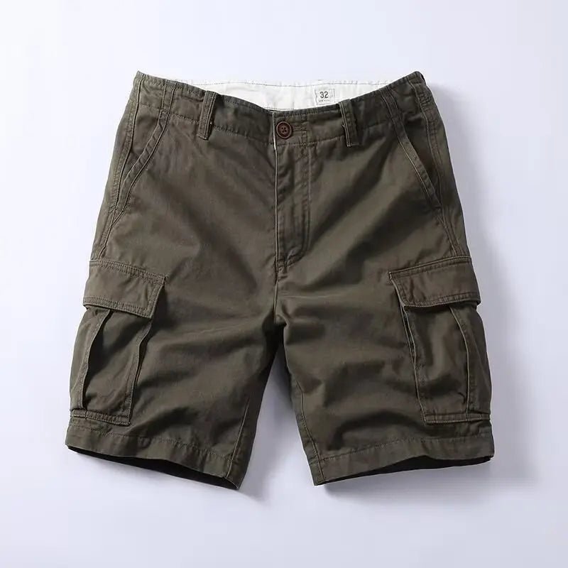 Undefyning Lynes Men's Retro Cargo Shorts: All-Day Comfort & Adventure-Ready - Undefyning Lynes