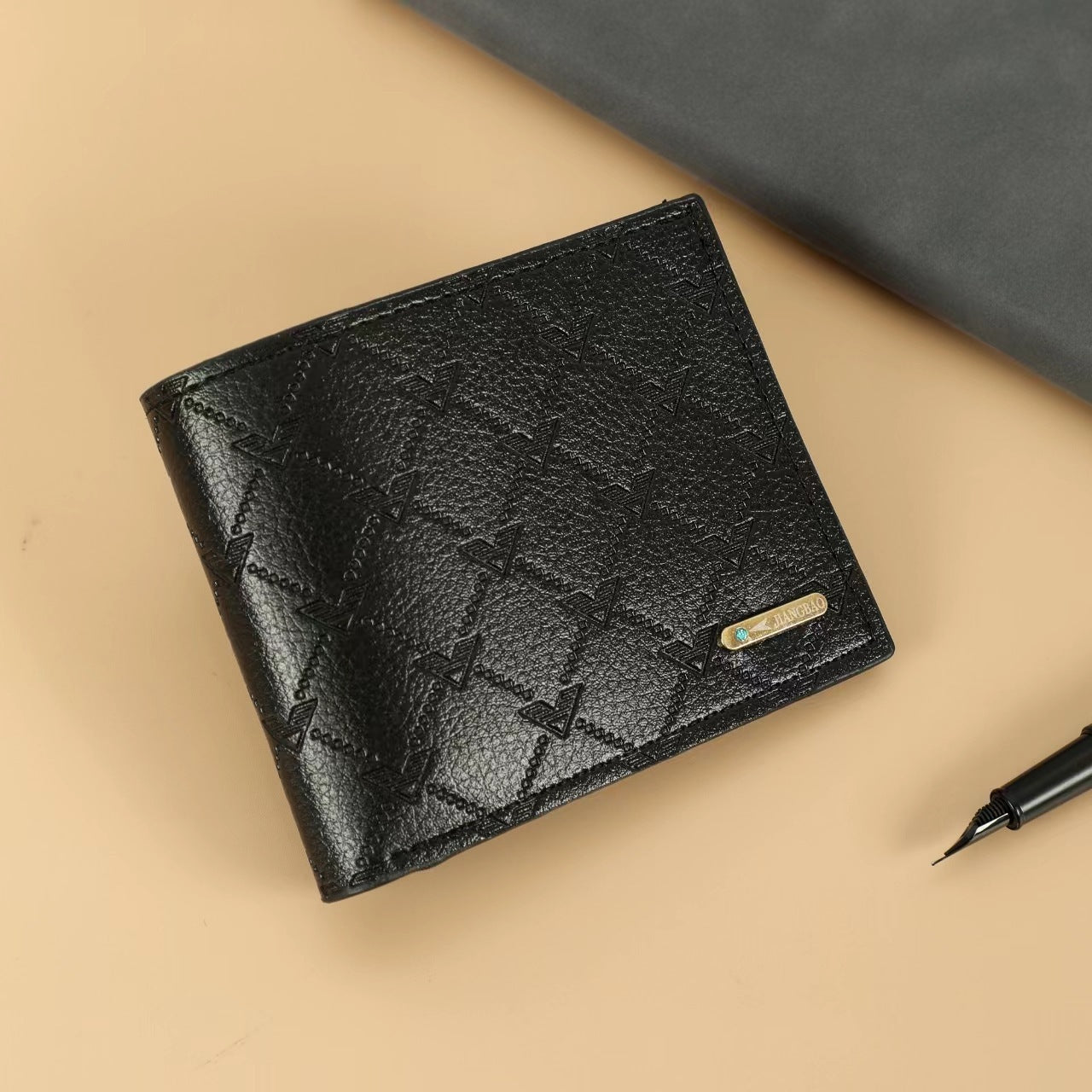 Undefyning Lynes Men's Slim Card Holder Wallet — Anti-Theft PU Leather Bifold - Undefyning Lynes