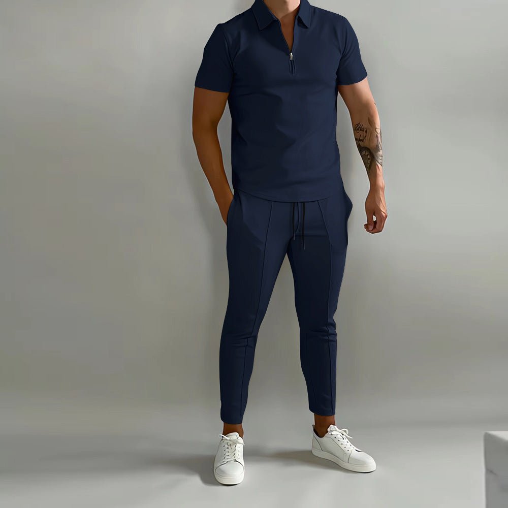 Undefyning Lynes Men's Slim-Fit Casual Summer Sport Set - Undefyning Lynes