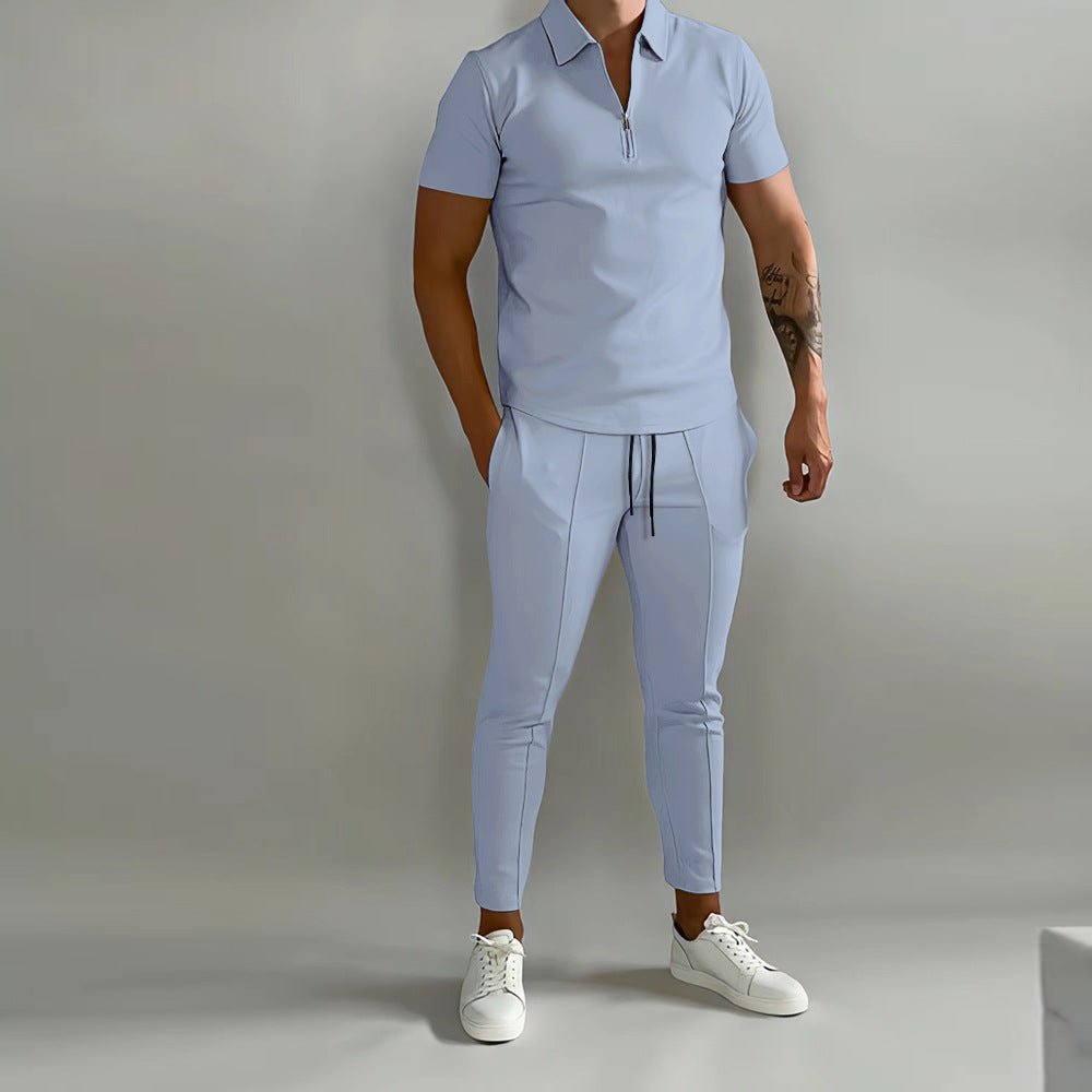 Undefyning Lynes Men's Slim-Fit Casual Summer Sport Set - Undefyning Lynes