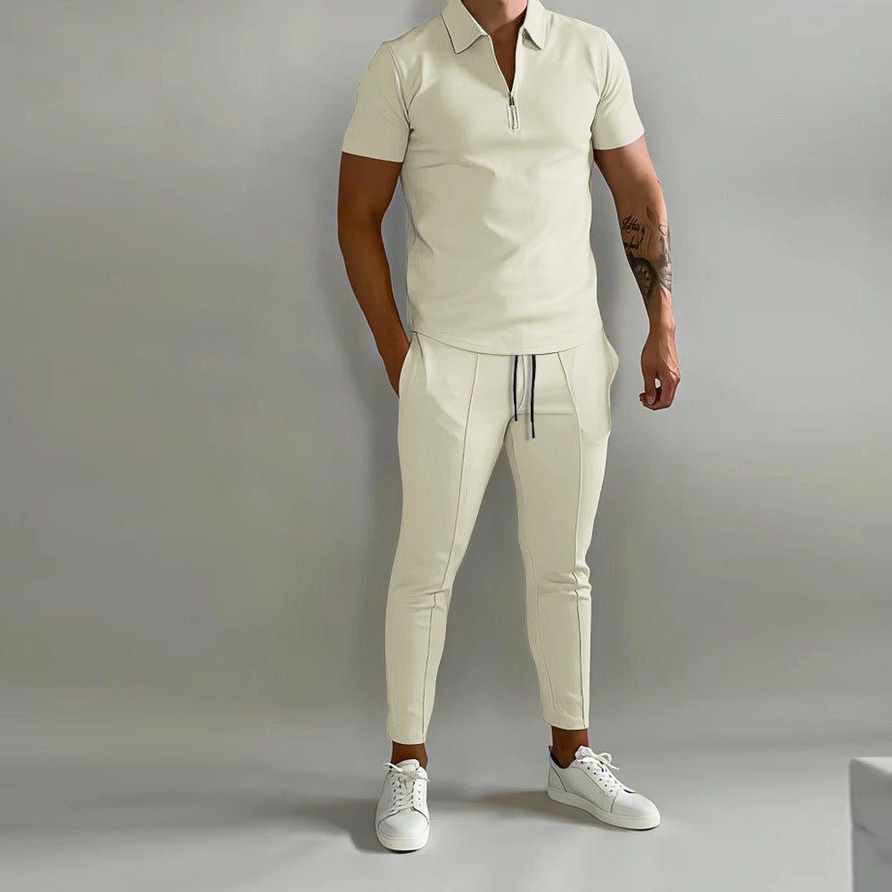 Undefyning Lynes Men's Slim-Fit Casual Summer Sport Set - Undefyning Lynes