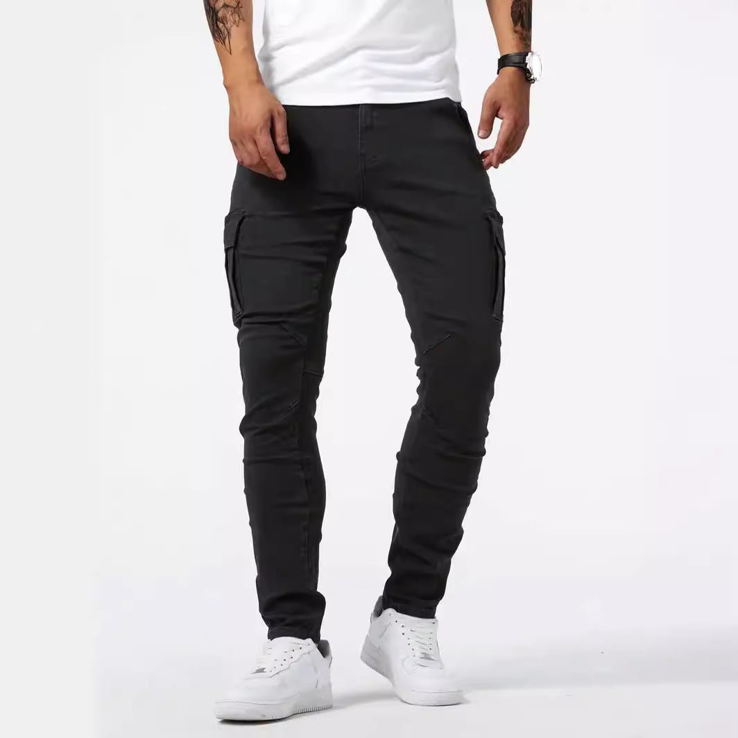 Undefyning Lynes Men's Stretch Cargo Denim: Ultimate Comfort & Modern Fit - Undefyning Lynes