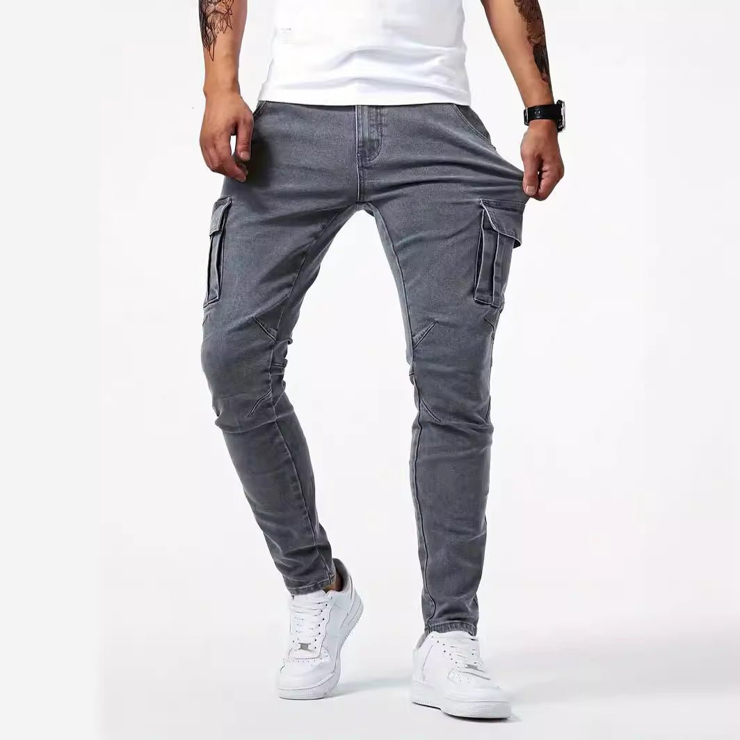 Undefyning Lynes Men's Stretch Cargo Denim: Ultimate Comfort & Modern Fit - Undefyning Lynes