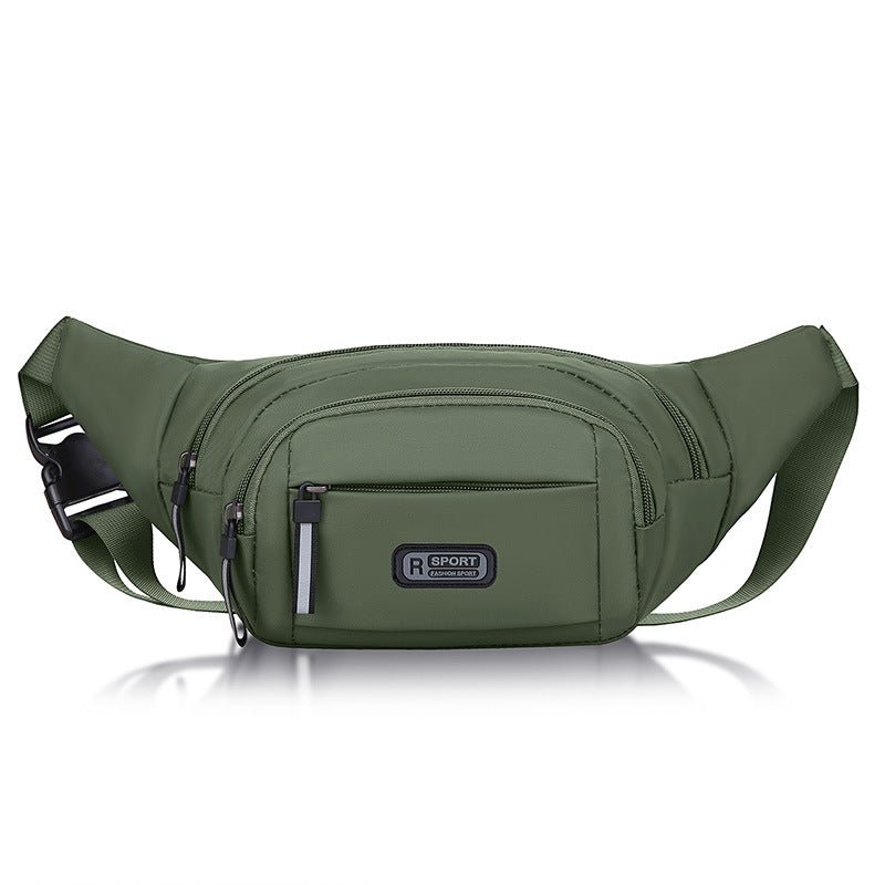 Undefyning Lynes Men's Waterproof Crossbody Waist Bag — Lightweight Nylon Belt Pack - Undefyning Lynes