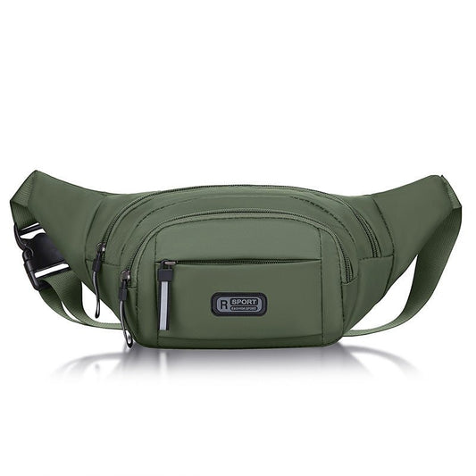 Undefyning Lynes Men's Waterproof Crossbody Waist Bag — Lightweight Nylon Belt Pack - Undefyning Lynes