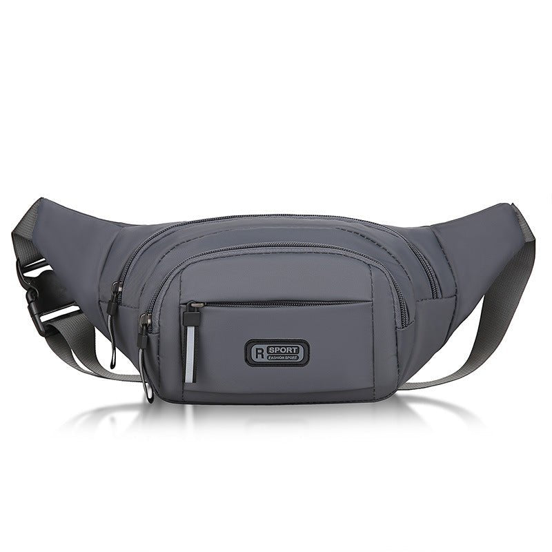 Undefyning Lynes Men's Waterproof Crossbody Waist Bag — Lightweight Nylon Belt Pack - Undefyning Lynes