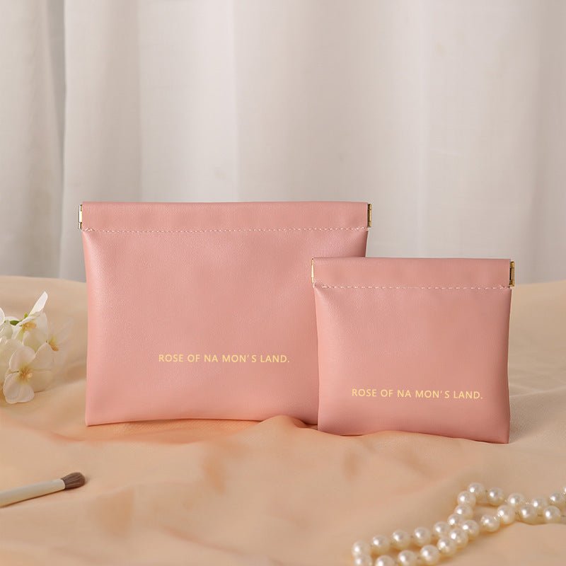 Undefyning Lynes Mini Cosmetic Pouch — Portable PU Leather Lipstick & Travel Organizer - Undefyning Lynes