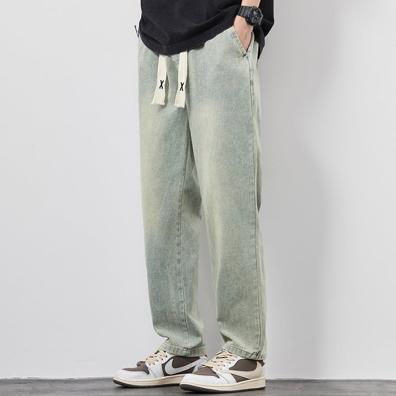 Undefyning Lynes Relaxed Drawstring Denim: Effortless Street Style & Comfort - Undefyning Lynes