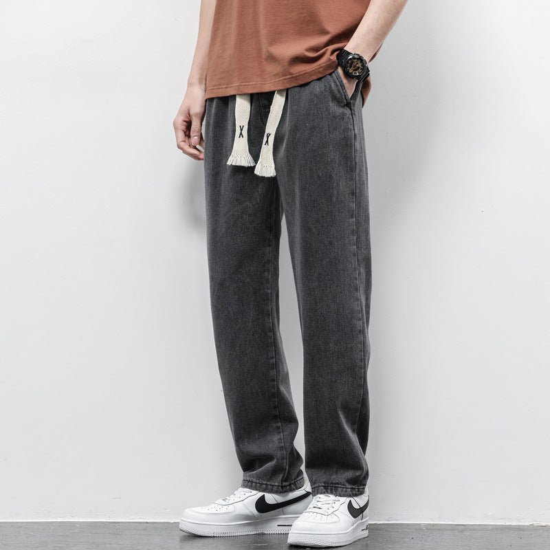 Undefyning Lynes Relaxed Drawstring Denim: Effortless Street Style & Comfort - Undefyning Lynes