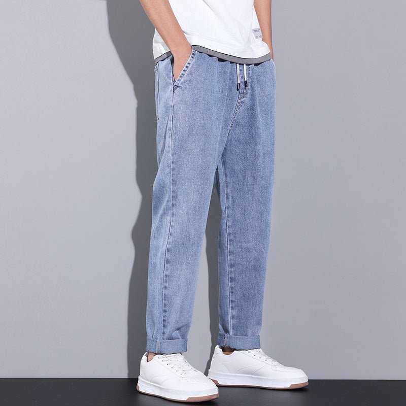 Undefyning Lynes Relaxed Drawstring Denim: Effortless Street Style & Comfort - Undefyning Lynes