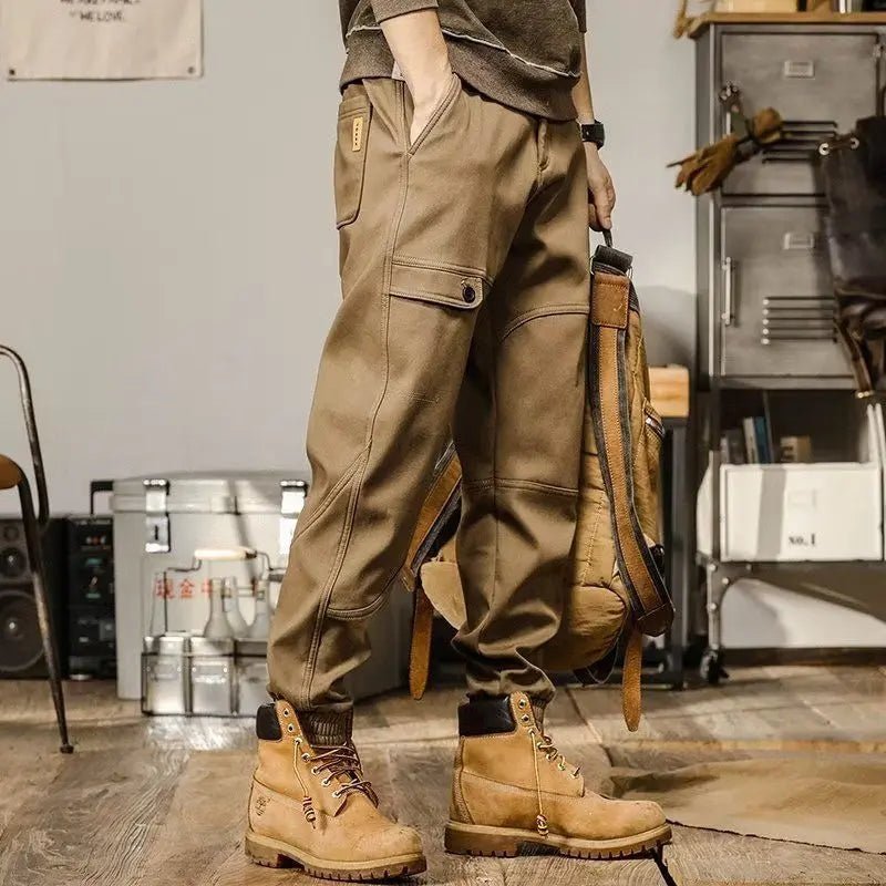 Undefyning Lynes Retro Loose-Fit Workwear Trousers - Effortless Street Style - Undefyning Lynes