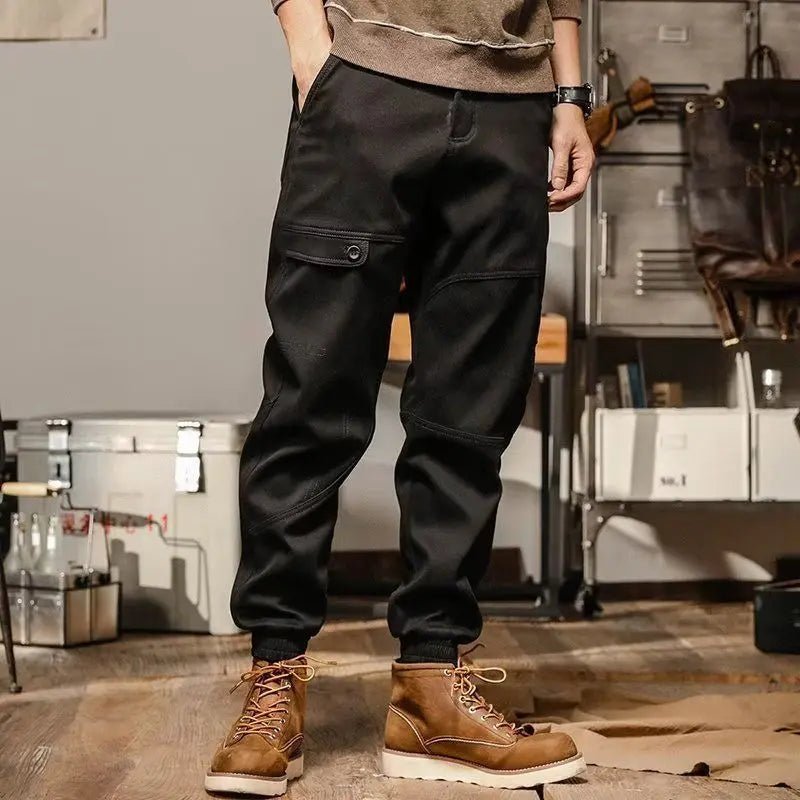 Undefyning Lynes Retro Loose-Fit Workwear Trousers - Effortless Street Style - Undefyning Lynes