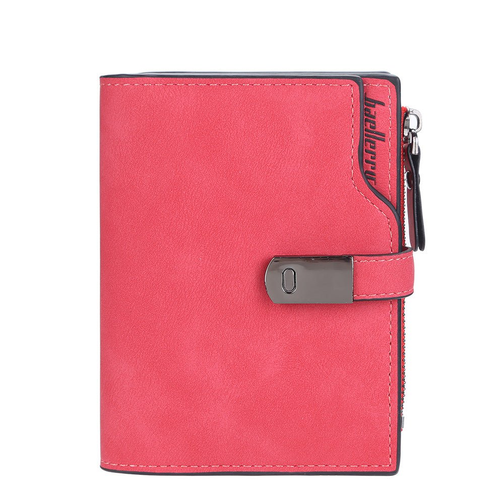 Undefyning Lynes Women's Multi-Slot Short Wallet — Waterproof PU Leather Bifold - Undefyning Lynes