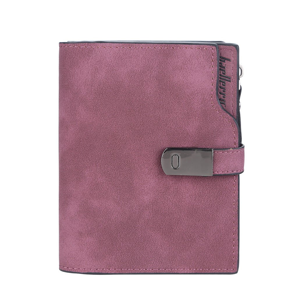 Undefyning Lynes Women's Multi-Slot Short Wallet — Waterproof PU Leather Bifold - Undefyning Lynes