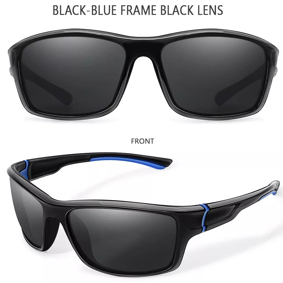 Unisex Square Vintage Polarized Sunglasses — Lightweight Outdoor Eyewear - Undefyning Lynes
