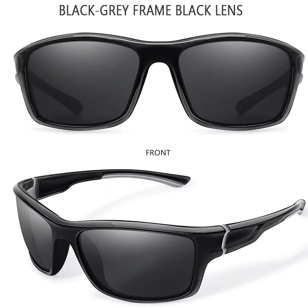 Unisex Square Vintage Polarized Sunglasses — Lightweight Outdoor Eyewear - Undefyning Lynes
