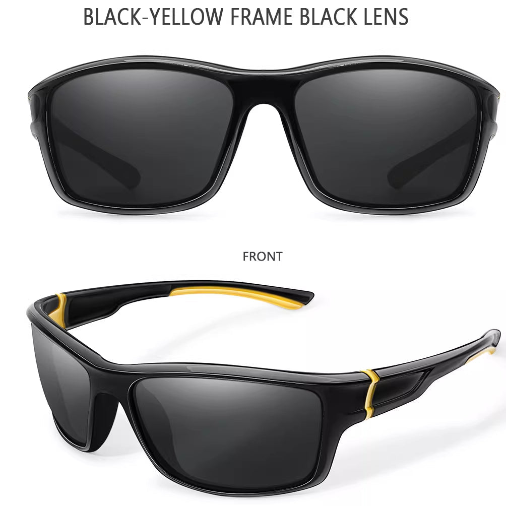 Unisex Square Vintage Polarized Sunglasses — Lightweight Outdoor Eyewear - Undefyning Lynes