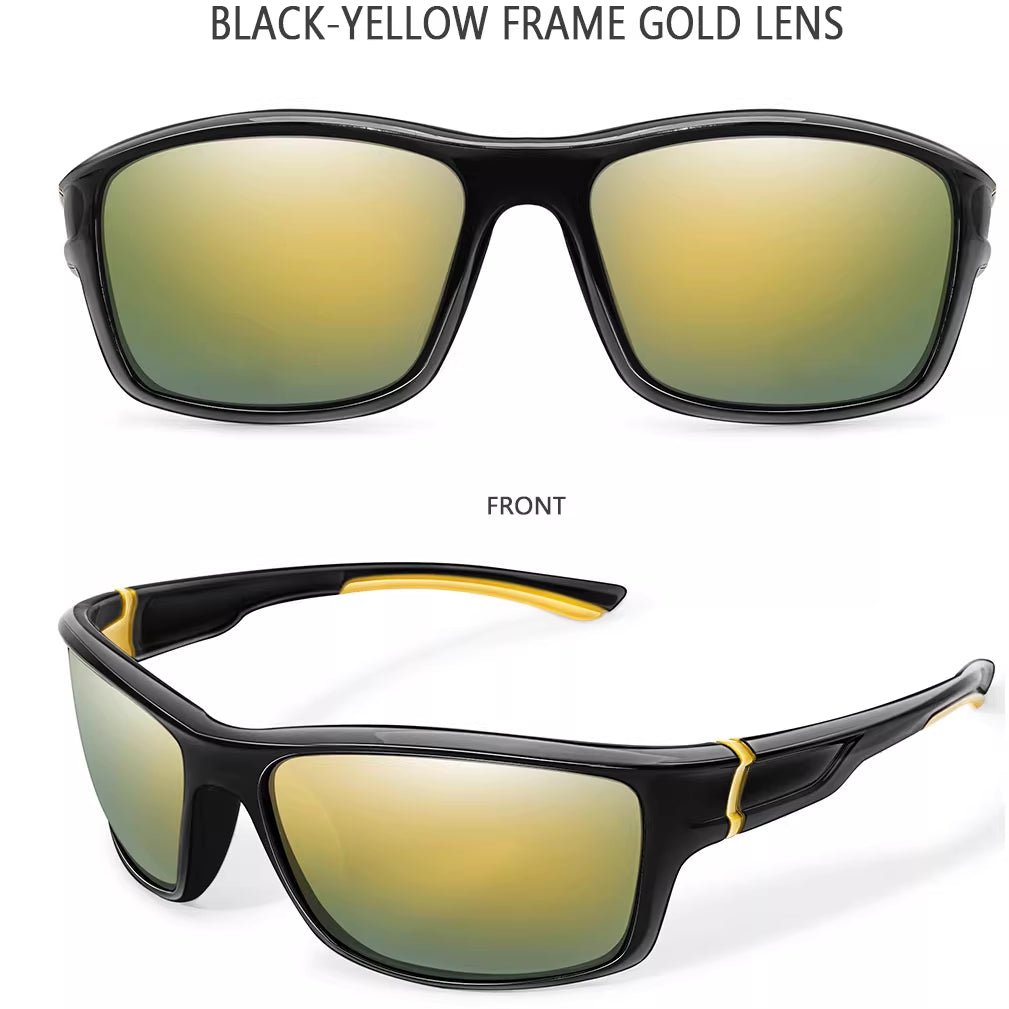 Unisex Square Vintage Polarized Sunglasses — Lightweight Outdoor Eyewear - Undefyning Lynes