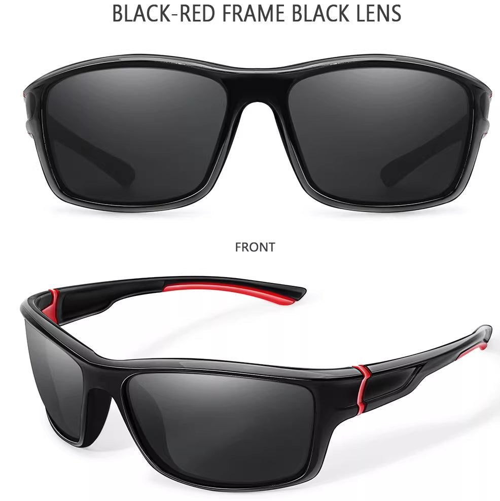 Unisex Square Vintage Polarized Sunglasses — Lightweight Outdoor Eyewear - Undefyning Lynes