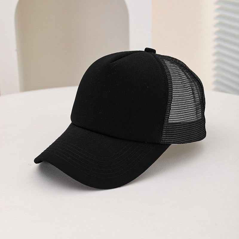 Unisex Two-Tone Mesh Trucker Hat — Adjustable Breathable Sun Cap - Undefyning Lynes