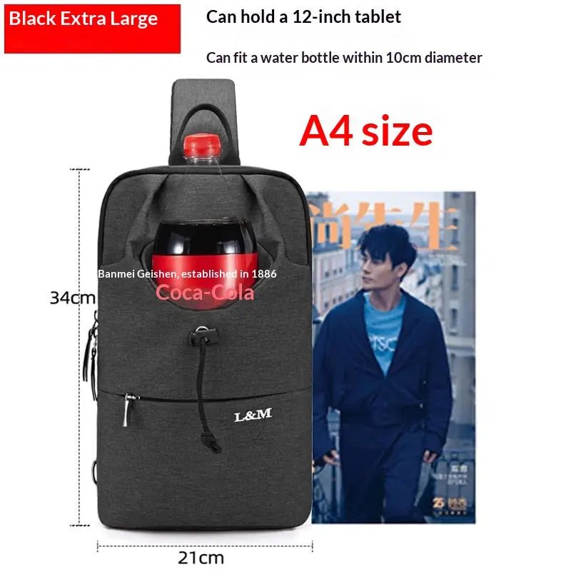 Urban Glide Waterproof Crossbody Bag – Sleek Gear for Every Commute - Undefyning Lynes
