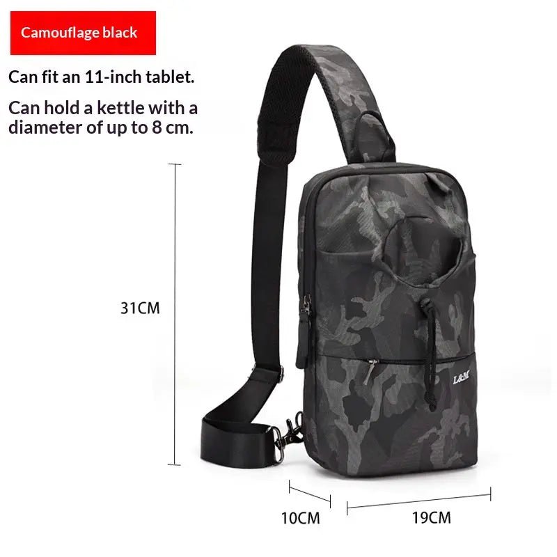 Urban Glide Waterproof Crossbody Bag – Sleek Gear for Every Commute - Undefyning Lynes