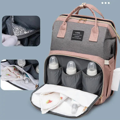 Venture Diaper Backpack — Insulated Hands-Free Baby Bag for On-the-Go Parents - Undefyning Lynes