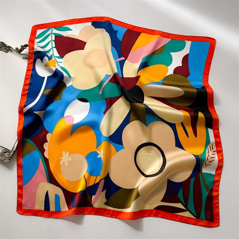 Vibrant Dopamine Silk-Feel Scarf – Elevate Your Everyday Style - Undefyning Lynes