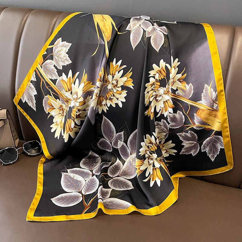 Vibrant Dopamine Silk-Feel Scarf – Elevate Your Everyday Style - Undefyning Lynes