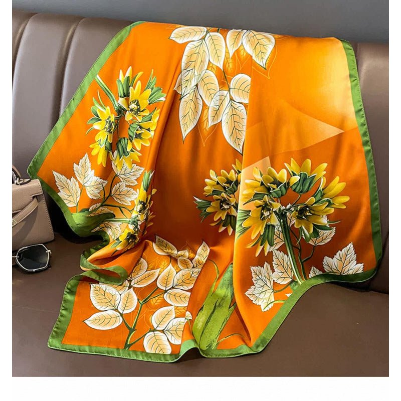 Vibrant Dopamine Silk-Feel Scarf – Elevate Your Everyday Style - Undefyning Lynes