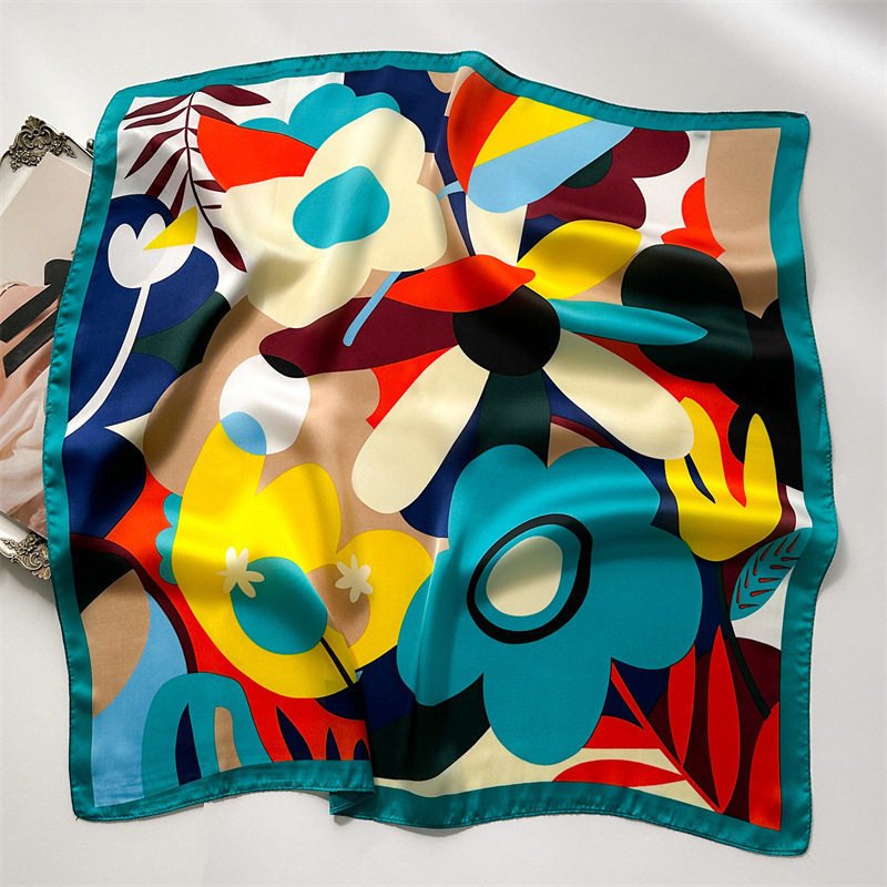 Vibrant Dopamine Silk-Feel Scarf – Elevate Your Everyday Style - Undefyning Lynes