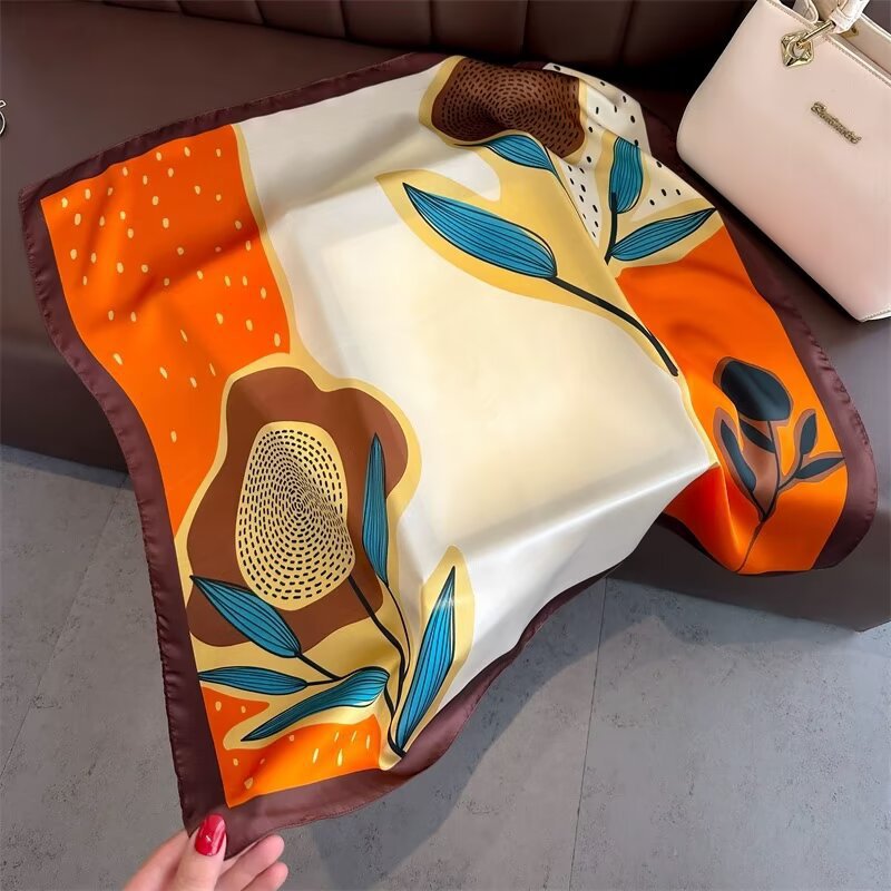 Vibrant Dopamine Silk-Feel Scarf – Elevate Your Everyday Style - Undefyning Lynes
