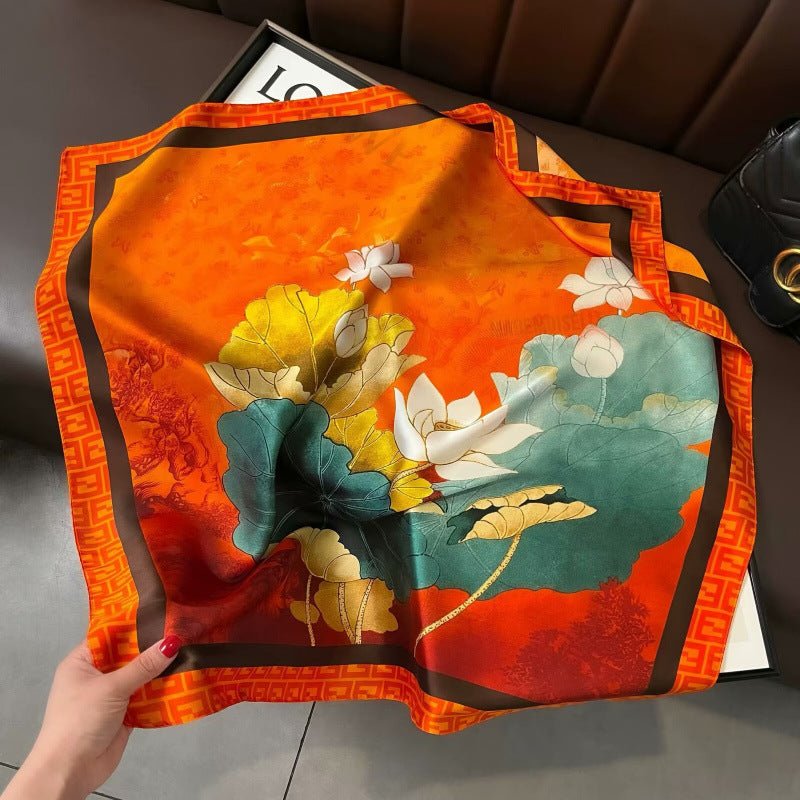 Vibrant Dopamine Silk-Feel Scarf – Elevate Your Everyday Style - Undefyning Lynes