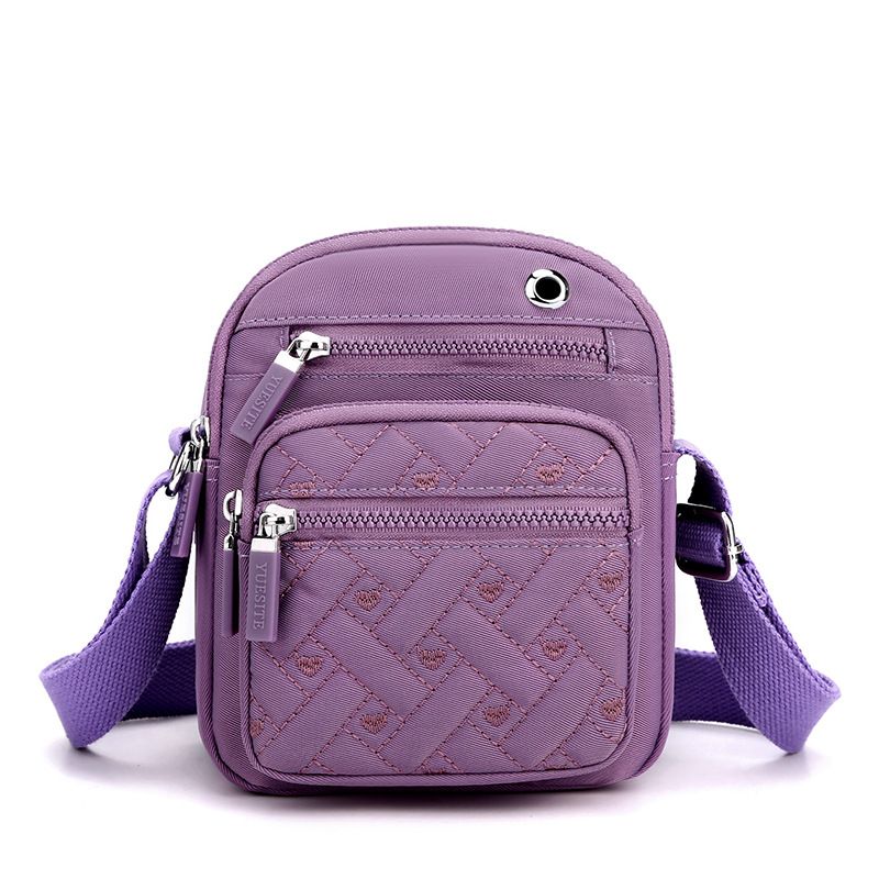 Women's Minimalist Crossbody Bag — Lightweight Nylon Canvas Everyday Bag - Undefyning Lynes