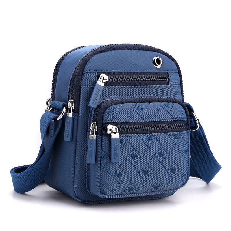 Women's Minimalist Crossbody Bag — Lightweight Nylon Canvas Everyday Bag - Undefyning Lynes