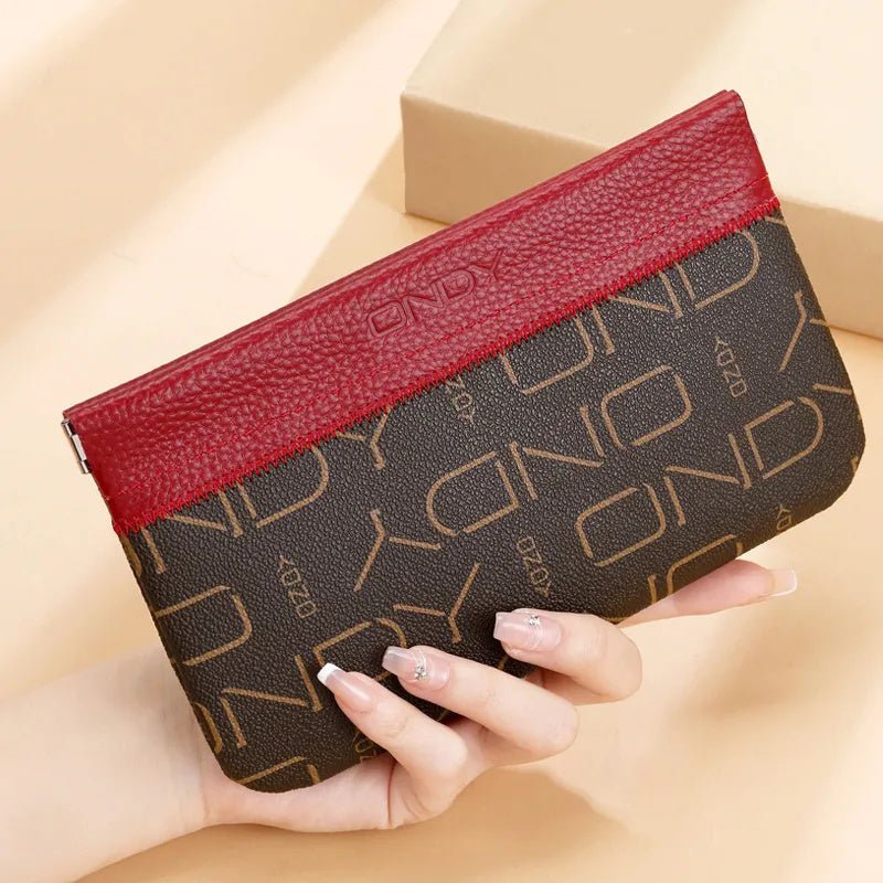 Women's Ultra-Thin Long Letter Wallet – PVC, 2 Colors & 2 Sizes - Undefyning Lynes