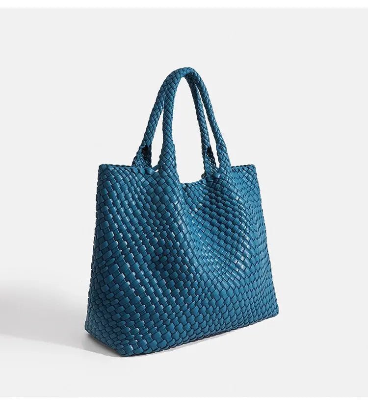Woven Chic Shoulder Bag: The Ultimate Spacious Essential for Effortless Style - Undefyning Lynes